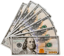 Load image into Gallery viewer, EMPIRE ROLLING - $100 Bill Rolling Paper - King Size BENNY 1 3/4 Inches