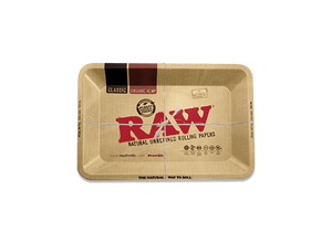 RAW Classic Metal Rolling Tray - Mini Size