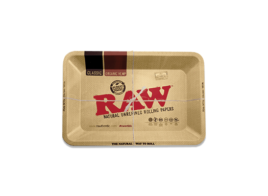 RAW Classic Metal Rolling Tray - Mini Size