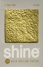 Load image into Gallery viewer, Shine 1 1/4&quot; Size 2 Sheet Pack Gold Rolling Paper